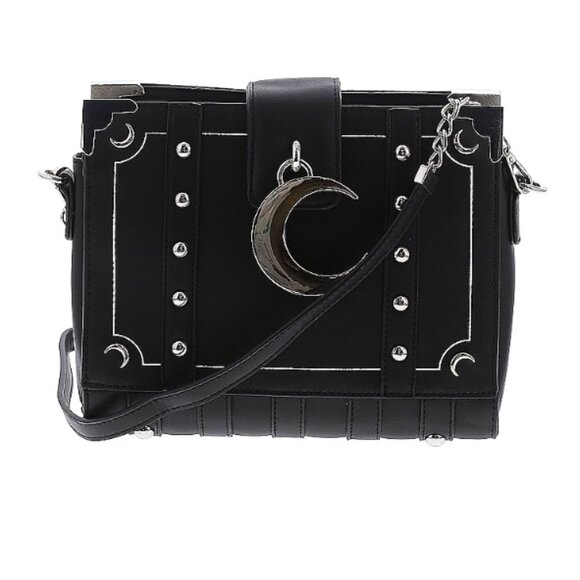 Killstar Handbags - Killstar Moon Tome Book Purse Goth